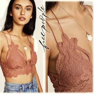 Free People FP One Adella Bralette in Frappe size S